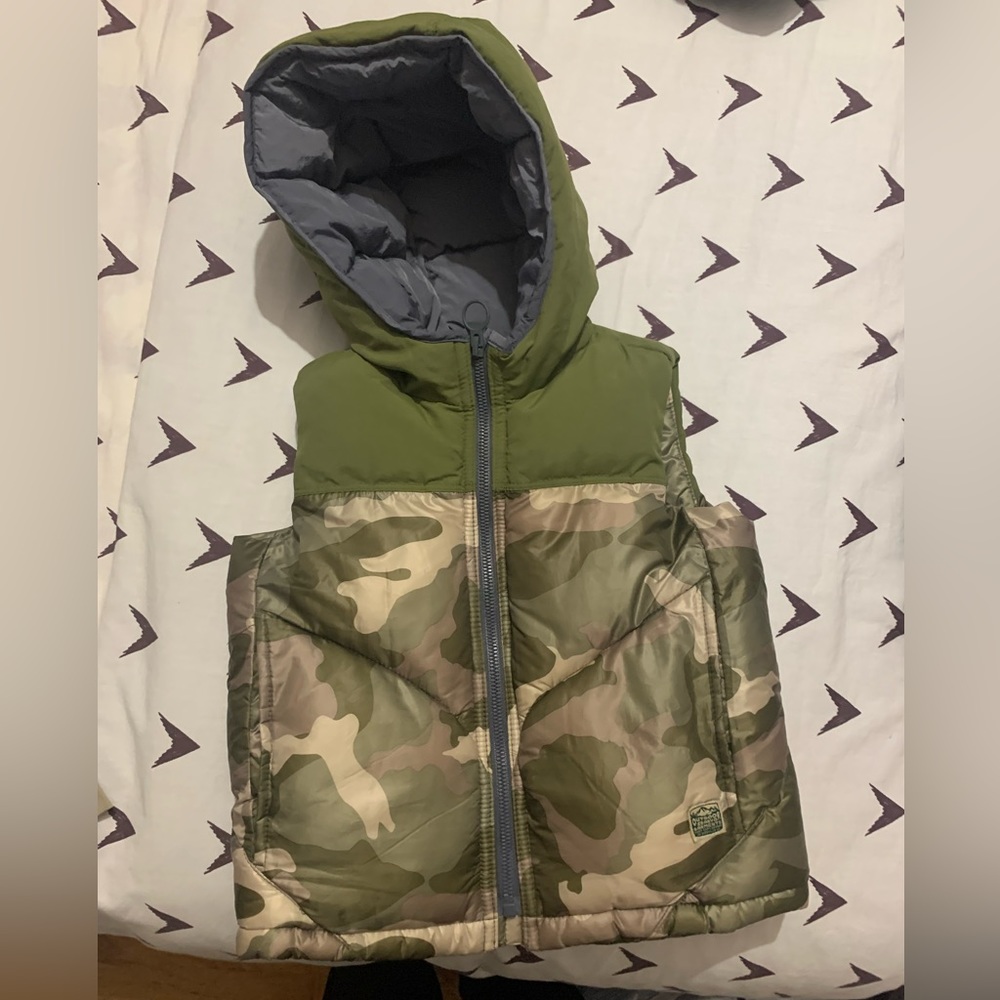Zara baby boy camouflage vest 3/4